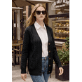 thumbnail image 5 of Women’s Cable Knit Cardigan Sweater Button Down V Neck Long Sleeve Soft Lightweight Knit Open Front Casual Fall Outerwear with Pockets, 5 of 7