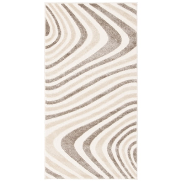 Tapis en Polypropylène Ivoire 2 Pieds8 Pouces x 4 Pieds11 Pouces