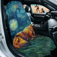 thumbnail image 2 of FOR U DESIGNS Galaxy Dachshund Print Car Seat Towel Covers Portable Washable Car Towel Seat Cover with Seat Absorption Athletic Outdoor Sport Running Towel, 2 of 7