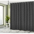 thumbnail image 5 of Ambesonne Ski Pattern Shower Curtain, Skiing Themed Items, 69"Wx70"L, Charcoal Grey Pale Grey, 5 of 5
