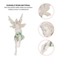 thumbnail image 4 of Estatua de Hada Elegante Revestimiento Protector Escultura de Hada Sentada Resina Decorativa multiusos para jardín ANGGREK Otros, 4 of 8