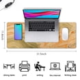 thumbnail image 5 of Orange Line&nbsp;mouse Padswaterproofnon Slip&nbsp;Line Series for Office Home Work GamingmousepadRubber Base Mousepad with Stitched Edges 31.5x11.8inches, 5 of 7