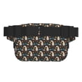 thumbnail image 3 of Disketp Cute Alpaca Riñonera de Doble Capa, Bolsa de Cintura Ajustable para Viajes, Correr y Senderismo, Riñonera Ligera para Hombre y Mujer, 3 of 9