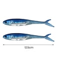 thumbnail image 6 of 2Pcs 31g/12.5cm Soft Lures Artificial Bait Bright Color Soft Flexible Bite-Resistant Realistic Looking T Tail Fishing Lure Swimbaits, 6 of 8