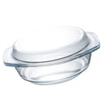 thumbnail image 6 of Monyance Microwave Heating Glassware Clear Glass Dish w/ Lid - Non-Plastic, Microwave & Dishwasher Safe(7.4X6.26X2.99Inches), 6 of 10