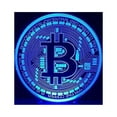 thumbnail image 2 of YSITIAN Night Light 3D Led Night Lights 7 Colorful USB Bitcoin Sign Modelling Coin Symbol Desk Lamp Baby Bedroom Sleep Lighting Fixture Decor Gifts G1116-83, 2 of 4