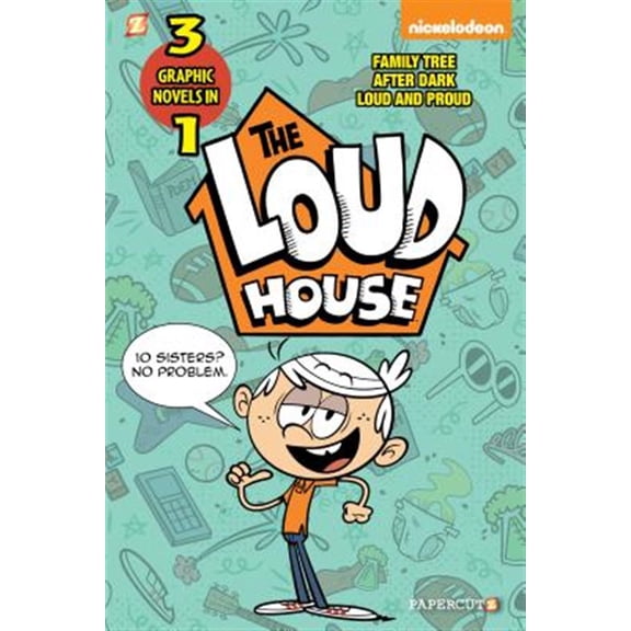 Pre-Owned The Loud House 3-In-1 #2: After Dark, Loud and Proud, and Family Tree (Paperback) 154580334X 9781545803349