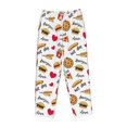 thumbnail image 4 of Haiem Fast Food Women's Pajama Pants Ultra Lightweight Pjs Bottoms Sleepwear Bottom Pants With Pocket Drawstring-Large, 4 of 9
