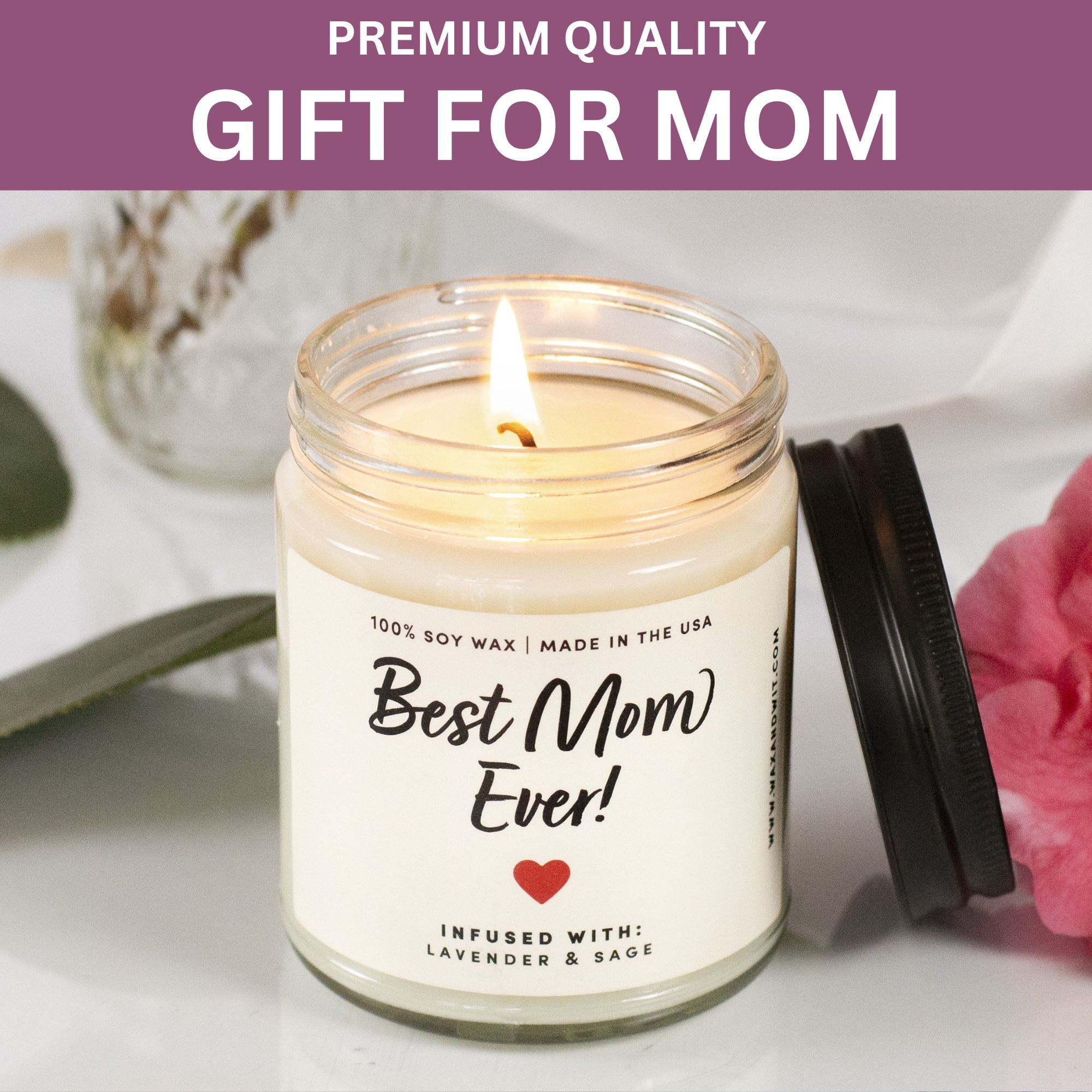 Mothers Day Candle Gifts for Mom, Gifts for Mom from Daughter Son, Handmade  Candle Gift for Mom, Birthday Gifts for Mom, Candles Gifts for Women