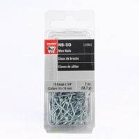 Bulldog Hardware 18-gauge x 3/4 in. Wire Nails (2 oz.-pack)