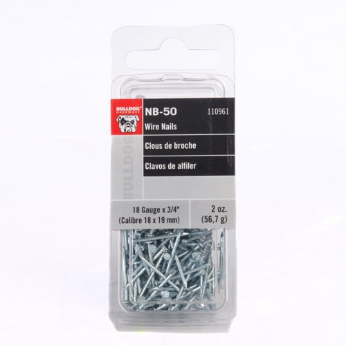 Bulldog Hardware 3/4 in. 18 Gauge Wire Brads, 2 oz. Pack
