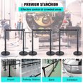 thumbnail image 2 of TROPOW 2 PCS Crowd Control Stanchions with Retractable Belts – 36" Height, Black, Easy Assembly, 2 of 8
