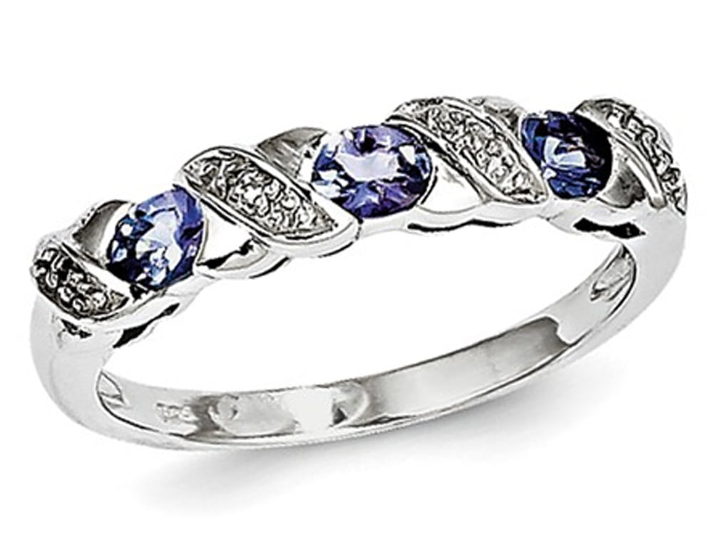 Details about   Cluster Ring Size 7 Prong Set Tanzanite Gemstone 925 Sterling Silver Jewelry