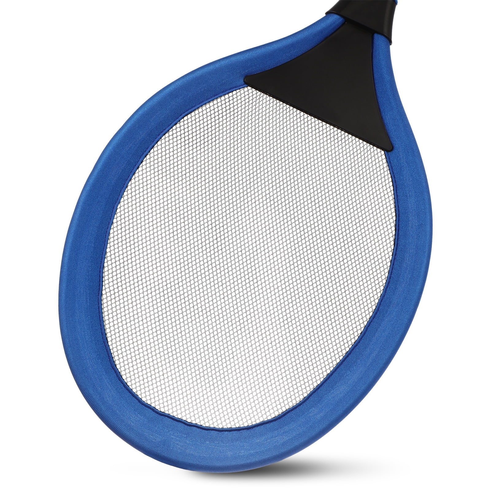 Masteelf 3 Pairs Children's Tennis Racket Kids Palying Badminton Oval Rackets Game Props for Kindergarten Primary School Outdoor Sports (Blue)