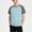 Light Blue, variant on FSYBOA Boys Athletic T Shirts, Colour Block Short Sleeves Casual Quick Dry Kids Summer Tops Blue Size 9-10 T