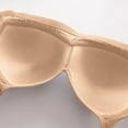 thumbnail image 3 of Sports Bra Women Full-Coverage Bra Feature V-Neck Molded Bra Style W-868 Beige S, 3 of 5