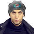 thumbnail image 5 of Tom And Jerry Beanie Men Slouchy Knit Skull Cap Warm Stocking Hats Guys Women Winter Beanie Hat Cuffed Plain Hat, 5 of 8