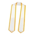 thumbnail image 1 of yuksok Graduation Stole Scarf Graduation Sash for High School Graduation Ceremonies white, 1 of 9