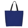thumbnail image 1 of Disketp Navy Blue Bolsa Tote Estampada para Mujer, Bolso de Hombro y de Mano para Compras y Viajes, 1 of 8