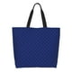 thumbnail image 1 of Fotbe Navy Blue Bolsa Tote Estética de Lona con Estampado para Mujer - Bolsa Reutilizable de Hombro Casual para Vacaciones, Compras, Trabajo y Gimnasio, 1 of 8