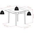 thumbnail image 4 of Table à Manger à Feuilles Doubles, 4 of 6