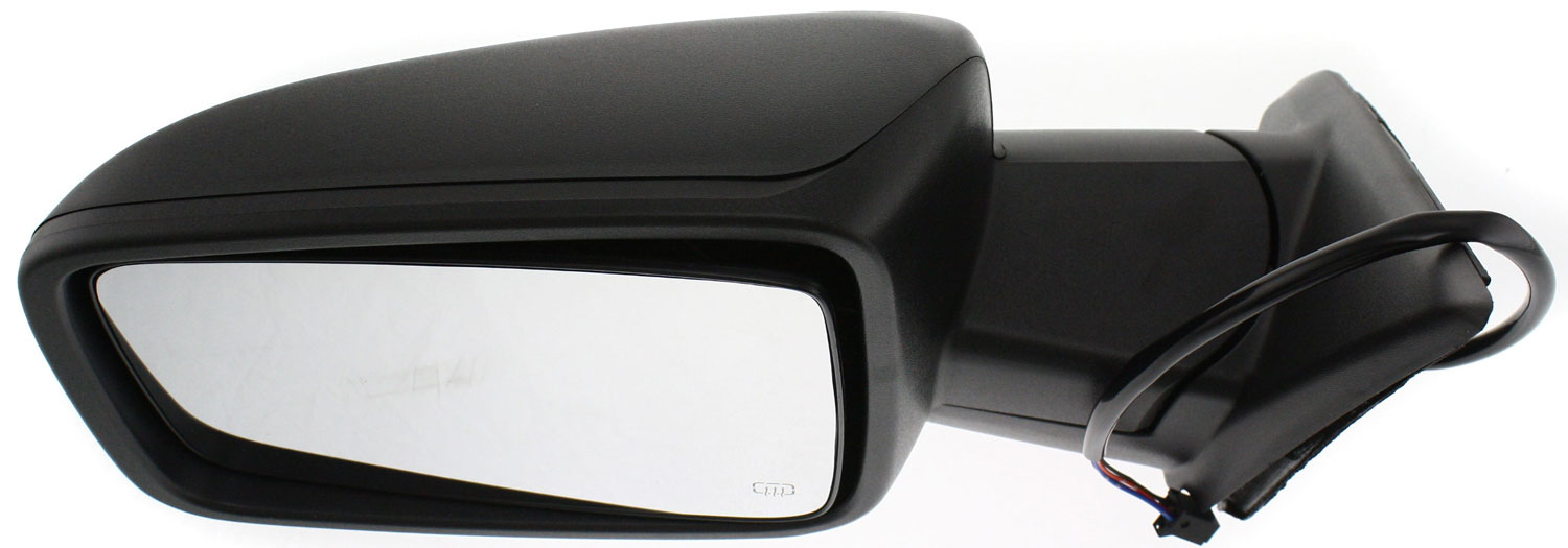Mirror Compatible With 2011-2012 Ram 1500 2010 Dodge 2500 Left Driver Side Heated Textured Black Kool-Vue