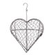 thumbnail image 1 of Casa nido para pájaros, soporte para material de nido de pájaros, forma de estrella, forma de corazón de metal con gancho para pájaros silvestres, para patio y exteriores., 1 of 8