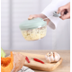 thumbnail image 2 of Procesador de alimentos manual picador de verduras, cortador de cebolla picadora de ajo de cadena portátil para verduras, jengibre, frutas, nueces, hierbas, etc., verde ShuxiuWang 9024715154231, 2 of 5