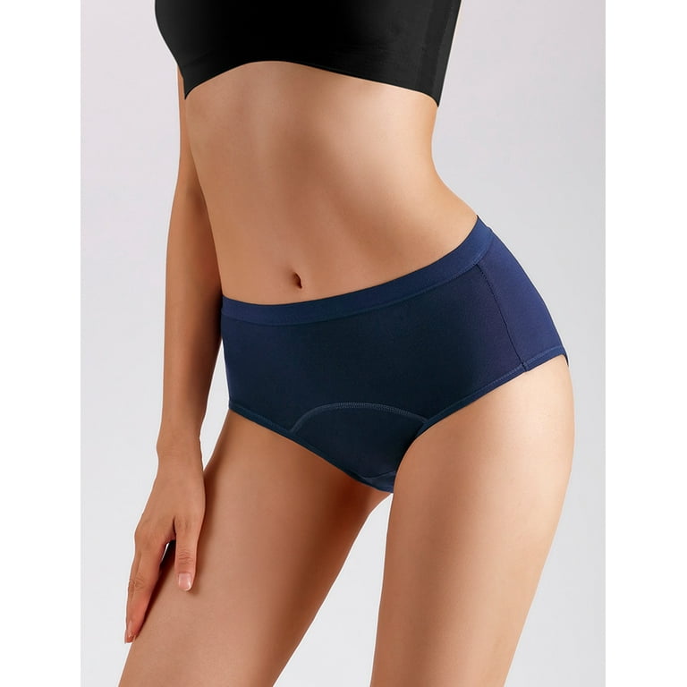 customize blue seamless menstrual panties incontinence