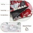 thumbnail image 6 of Valentines Area Rugs 8'x10', Washable Small Throw Rugs for Living Room Patio, Pink Red Love Heart Gnomes Eucalyptus Vintage Indoor Outdoor Rug Non-Slip Low Pile Carpet Runner Reversible Floor Mats, 6 of 8