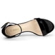 thumbnail image 5 of Sandalias Punta Abierta Tacón De Aguja Correa De Tobillo Para Mujer Negro 41, 5 of 7