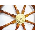 thumbnail image 2 of Vintage Armour Store Ship Wheel Ships Steering Wheel Boat Wheel Pirate Ship Wheel Captains Wheel Nautical Decor Wooden Ship Wheel (36 inch Dia), 2 of 2
