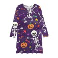 thumbnail image 4 of Infant Halloween Costume Long Sleeve Round-Neck Dress 4-14 Years Children and Girls' Halloween Printed Princess Dress Long Sleeved Round Neck Dress Multicolor 160, 4 of 4