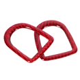 thumbnail image 4 of 2pcs Carbon Fiber Door Lock Pin Trim Button Knob Frame Cover Auto Interior Decor Refitting Fit for Ford Mustang 2009‑2013 Red, 4 of 7