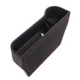 thumbnail image 2 of Walbest Car Seat Gap Filler Organizer Between Front seat car Organizer and Storage Box, Auto Premium PU Leather Console with Cup Holder, Car Pocket for Interior Essentials (for Driver Side), 2 of 7