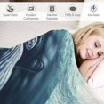 thumbnail image 3 of HENGT Throw Blanket 50x60 Inch,Humpback Whale Flannel Soft Cozy Fluffy Throw Blankets and Warm Throws for Adults in Couch Sofa Bed, 3 of 6