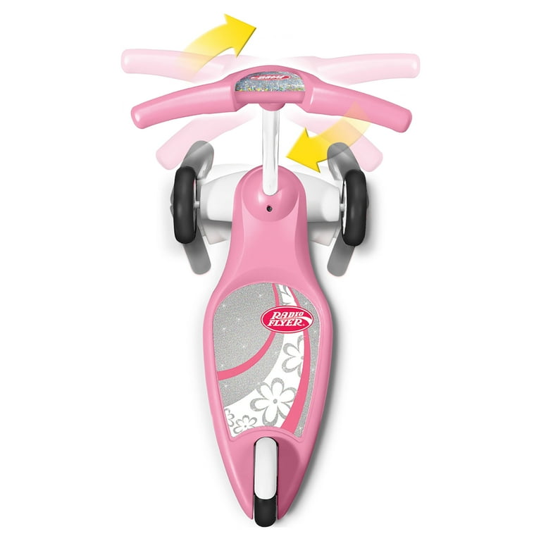 Radio flyer grow with me sale my 1st scooter sparkle pink