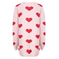 thumbnail image 5 of JFGHDG Valentines Sweater Fall Cardigans for Women Long Cardigan Print Cardigan Women's Sweaters Cardigan Heart Sweater Plus Size Lightweight Cardigan White Xl, 5 of 5