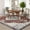 Rice Red, variant on Washable Area Rug, 2ft*6ft/5ft*7ft/8ft*10ft/9ft*12ft Rugs for Living Room Vintage Medallion Distressed Rug Low Pile Indoor Floor Cover Retro Accent Throw Rug for Bedroom Dining Room