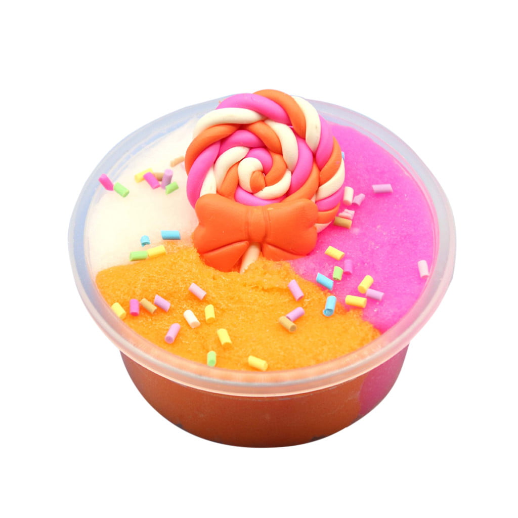 60ml Color Mixing DIY Candy Slime Mud Cream Scented Stress Relief Clay Toy Gift 