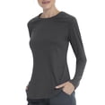thumbnail image 3 of Scrubstar Women's Long Sleeve Soft Mesh Performance Underscrub, 3 of 4