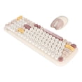 thumbnail image 1 of Combo Inalámbrico De Teclado Y Mouse, Colorido Teclado De Máquina De Escribir De Tamaño Completo Con Lindo Mouse óptico, Teclado Con 100 Teclas, Teclas Desmontables, 1 of 7