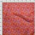 thumbnail image 3 of oneOone Cotton Poplin Red Fabric Batik Craft Project Decor Fabric Print By The Yard 42 -Inch Wide, 3 of 4
