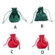 thumbnail image 2 of Sonducket Bolsa de joyería de terciopelo con cordón a prueba de polvo, organizador de embalaje de regalo de cumpleaños de boda, bolsas Ropa, zapatos y accesorios Miscelánea Fondo rojo/redondo, 2 of 6