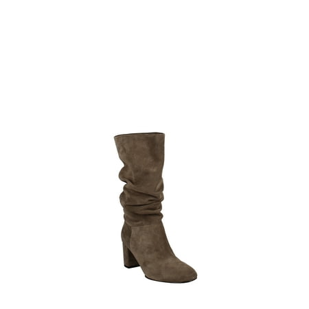 

Via Spiga | Naren Slouchy Block Heel Boot | Grey | Size 6.5