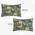 thumbnail image 4 of Bixox Cartoon Dinosaurs Printed Pillow Protector,Super Soft Ideal for Home,Guests,Rentals - 16"x24", 4 of 8