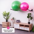 thumbnail image 4 of Exercise Ball Holder Organize Your Space Wall Mounted Ball Rack Yoga Ball Holder Exercise Ball Wall Mount Fitness Ball Rack Therapy & Stability Ball Rack For gyms Studios Home gyms, 4 of 4