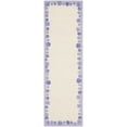 thumbnail image 2 of SAFAVIEH Kids Coreen Floral Bordered Runner Rug, Ivory/Lavender, 2'3" x 7', 2 of 6