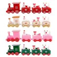 thumbnail image 2 of Diseño de escena de tren lindo de Navidad Tren de año nuevo para el dormitorio de la oficina en el hogar (blanco) Tmvgtek Para estrenar, 2 of 8