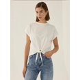 thumbnail image 3 of Basic Crew Neck Cropped T-Shirt, 3 of 7